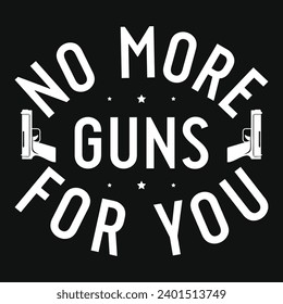 Diseño vectorial de diseño de camisetas de tipografía de armas 