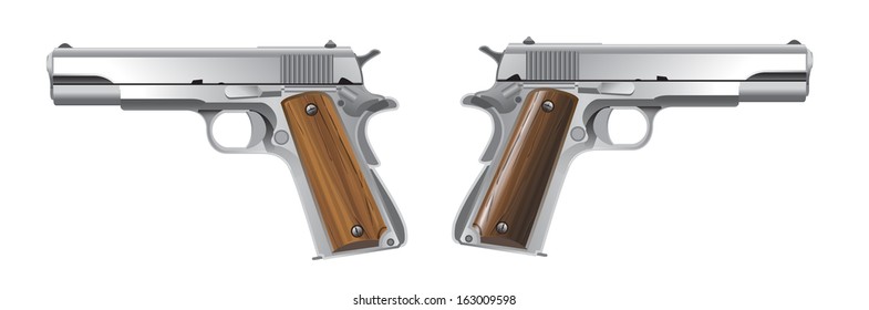 Guns vector illustration