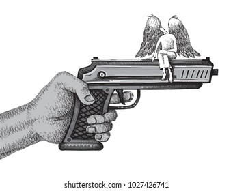 guns violence angel
