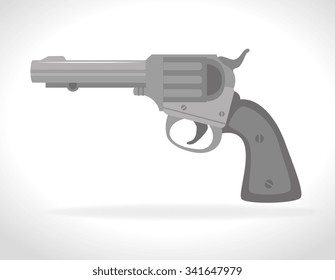 Guns and weapons icon graphic design, vector illustration eps10