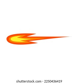Animación de disparo sobre fondo blanco. Alarma de cañón naranja con fuego, efecto explosivo o rastreo de balas. Explosión, arma, explosión, concepto de explosión