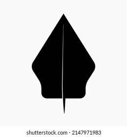 Gunungan Java Icon in Glyph Style. Wayang Element, Javanese Culture Symbol - Vector.