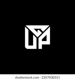 GUP letter logo vector design, GUP simple and modern logo. GUP luxurious alphabet design  