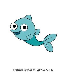 Guppie vector illustration on white background