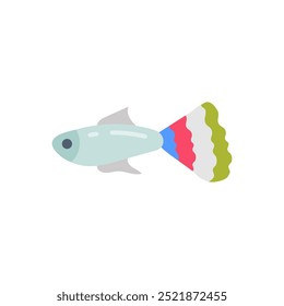 Guppy Flat Icons, Vector illustration