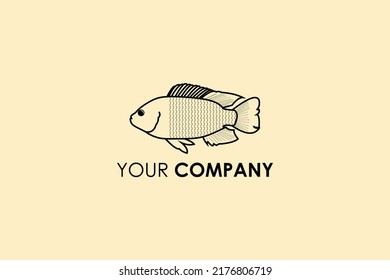 Gurame Fish Logo Design, Restaurant 