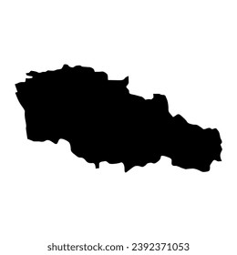 Guria region map, administrative division of Georgia. Vector illustration.