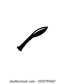 Gurkha-Symbol, Vektorbestes flaches Symbol.