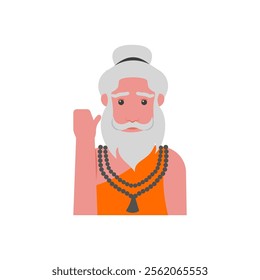 Guru, Diwali, Hindu, Indian Symbol Illustration