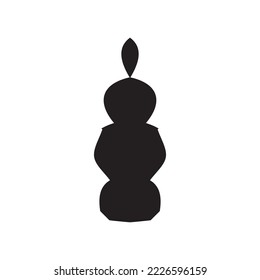 Guru icon. Simple style poster swami meditating course big sale background symbol. Swami meditating course brand logo design element. Guru t-shirt printing. Vector for sticker.