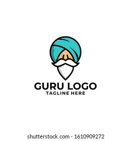 Guru Logo Design Vector Template Stock Vector (Royalty Free) 1610909272 ...