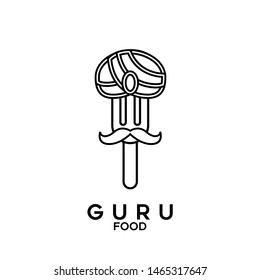 guru logo icon design vector illustratioin