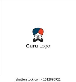 Guru Logo Icon Designs Vector Stock