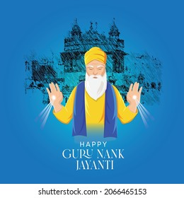 Guru Nanak Jayanti Creative Vector
