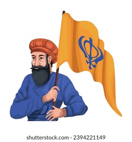 guru nanak jayanti culture illustration isolated