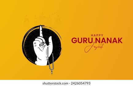 Guru Nanak Jayanti. Happy Guru Nanak Jayanti. Creative ads for social media. 3D Illustration