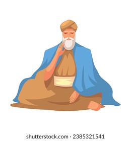 guru nanak jayanti sikh illustration