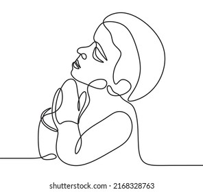 guru purnima continuous drawing single line art