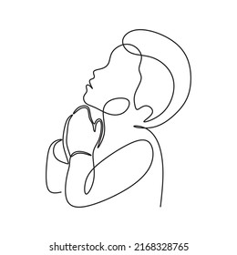guru purnima continuous drawing single line art