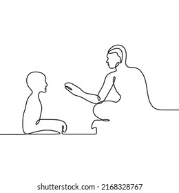 guru purnima continuous drawing single line art