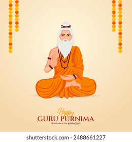 Gurú Purnima, gurús de maestros del festival de India, bendicen su shishya Publicación en medios sociales