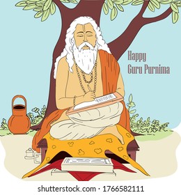Guru Purnima (Poornima) also known as Vyasa Purnima