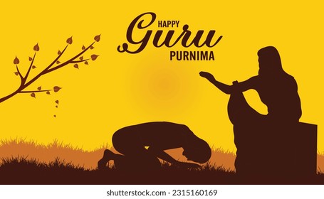 Guru Purnima (Poornima) is a religious Hindu festival dedicated to offering respect to all the spiritual and academic gurus.