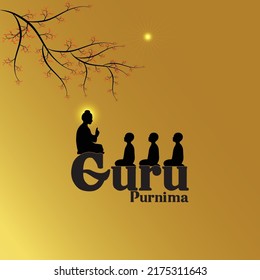 Guru Purnima (Poornima) Is A Tradition Dedicated To All The Spiritual And Academic Gurus, Who Are Evolved Or Enlightened Humans, Ready To Share Their Wisdom, Based On Karma Yoga.