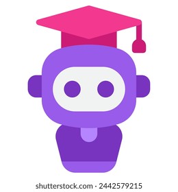 Guru virtual assistance icon illustration
