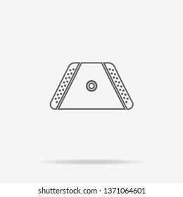 Gusli icon. Vector concept illustration for design.