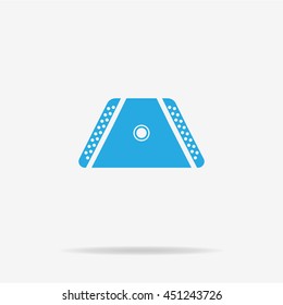 Gusli icon. Vector concept illustration for design.
