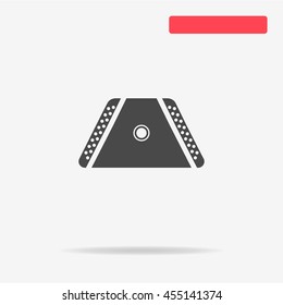 Gusli icon. Vector concept illustration for design.