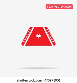 Gusli icon. Vector concept illustration for design.