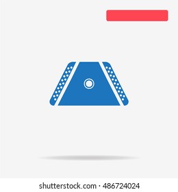Gusli icon. Vector concept illustration for design.