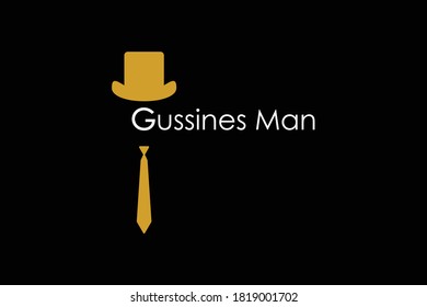 Gussines man Men's clothing company logo