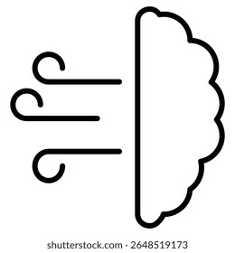 ícone de rajada Contornar marca de logotipo isolada