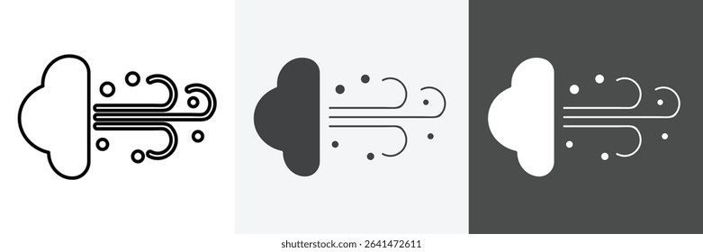 gust icon set vector art