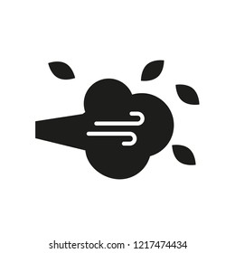Gust icon. Trendy Gust logo concept on white background from Weather collection. Suitable for use on web apps, mobile apps and print media.