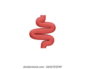 gut icon 3d illustration render