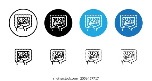 Gut icon Art design illustration