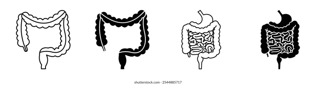 Coleção de ícones de gota em preto-e-branco e estilo de vetor sólido.