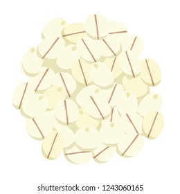 Gut wheat illustration