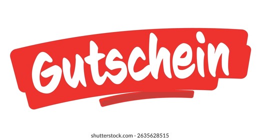 Gutschein, voucher in german language