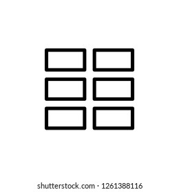 gutter icon. Can be used for web, logo, mobile app, UI, UX 