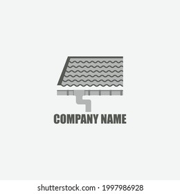 Gutter Logo Design Vector.
Gutter Cleaning Logo Idea.