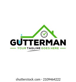  The Gutter  service Logo design Concept