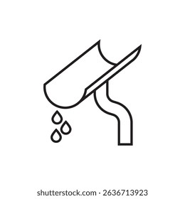 Gutter Symbol icon Illustration Element Design