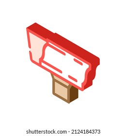 gutters and downspouts isometric icon vector. gutters and downspouts sign. isolated symbol illustration