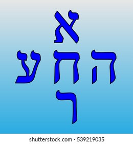 Guttural Hebrew letters