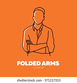 Guy with arms folded